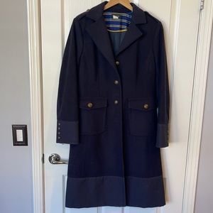 VINTAGE J Crew Military inspired top coat